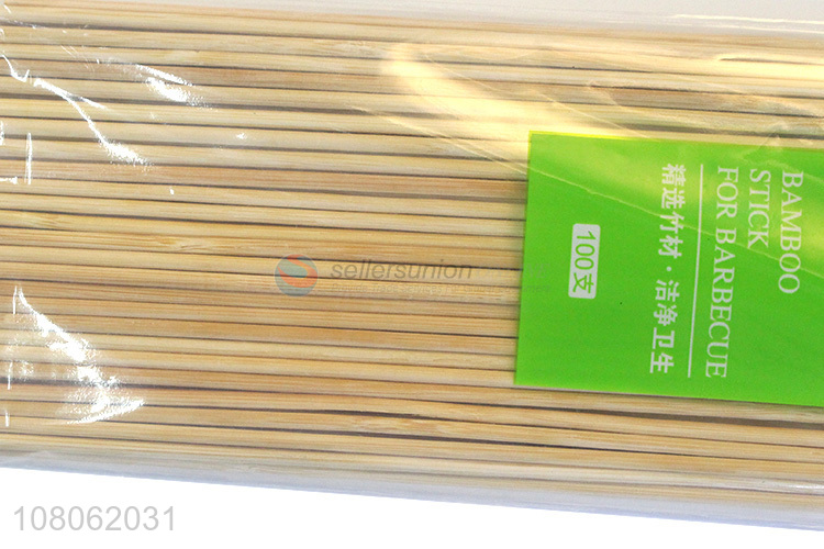 Wholesale Natural Bamboo Sticks Barbecue Skewers Set