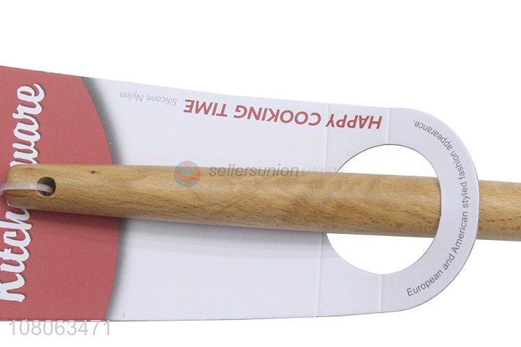 Best selling silicone bbq brush oil brush with wooden handle