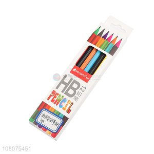 Wholesale 12 Pieces Colorful HB Pencil For Students