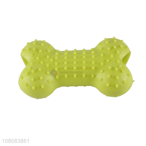 New Design Bone Shape Interactive Dog Chew Toy Tpr Pet Toys