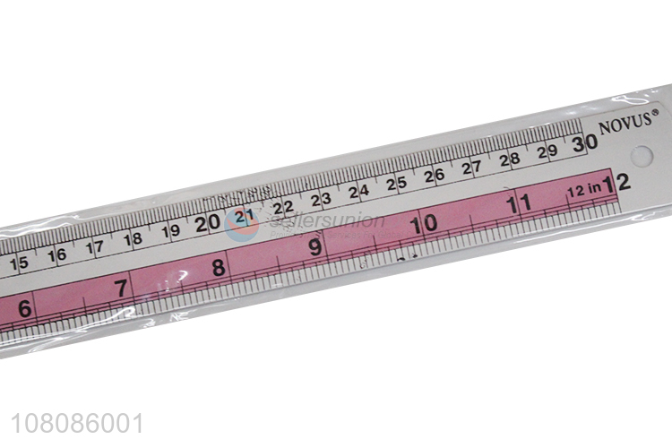 Yiwu wholesale creative durable metal ruler for students