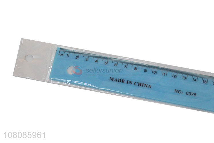 Online wholesale multicolor simple plastic ruler students stationery