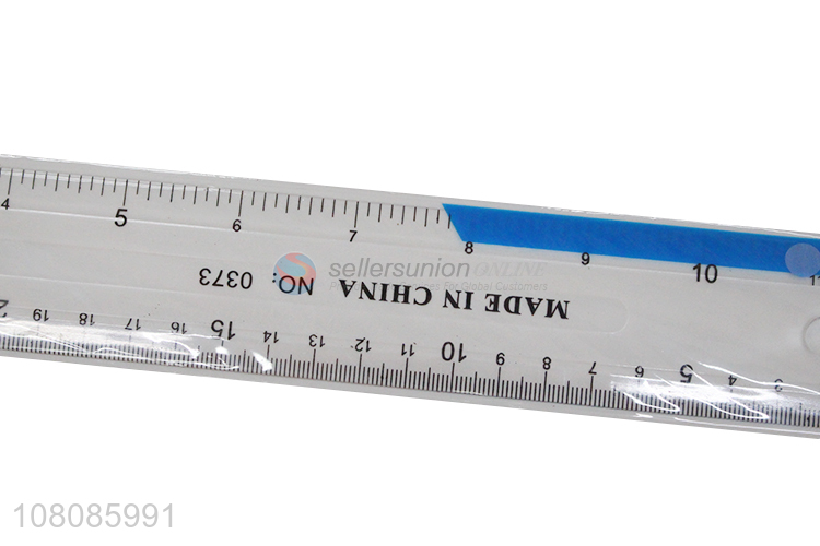 New arrival transparent plastic ruler simple student stationery