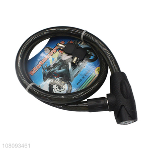 China wholesale black safety motorcycle lock for daily use