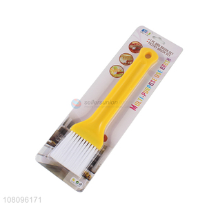 Factory price plastic handle oil brush kitchen cooking brush