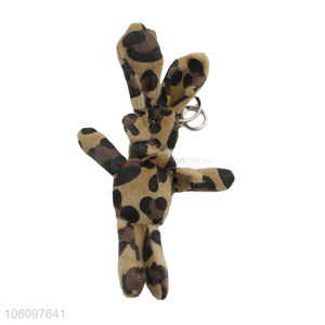 Good price rabbit plush doll keychain schoolbag pendant