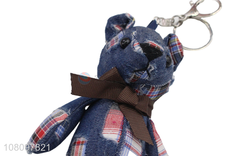 Online wholesale cute plush doll keychain schoolbag pendant