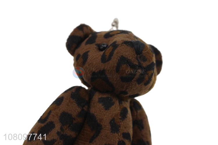 Best selling cartoon bear pendant animal plush doll keychain