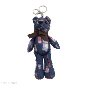 Online wholesale cute plush doll keychain schoolbag pendant