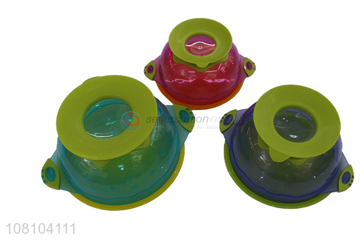 Good Sale Plastic Baby Food Bowl Suction Baby Bowl Set