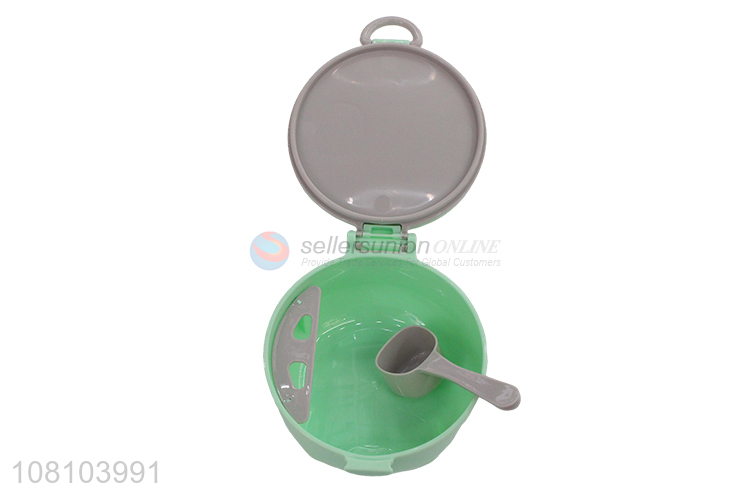 Portable Plastic Milk Powder Container With Spoon