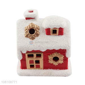 Hot selling ceramic house christmas party decorations