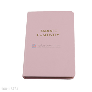 Cheap price pink thickened portable notebook for office