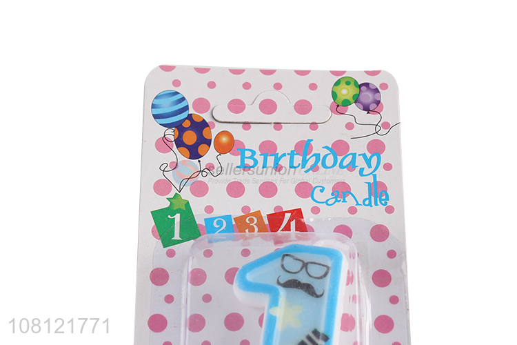 Online wholesale creative cake decoration birthday number candle