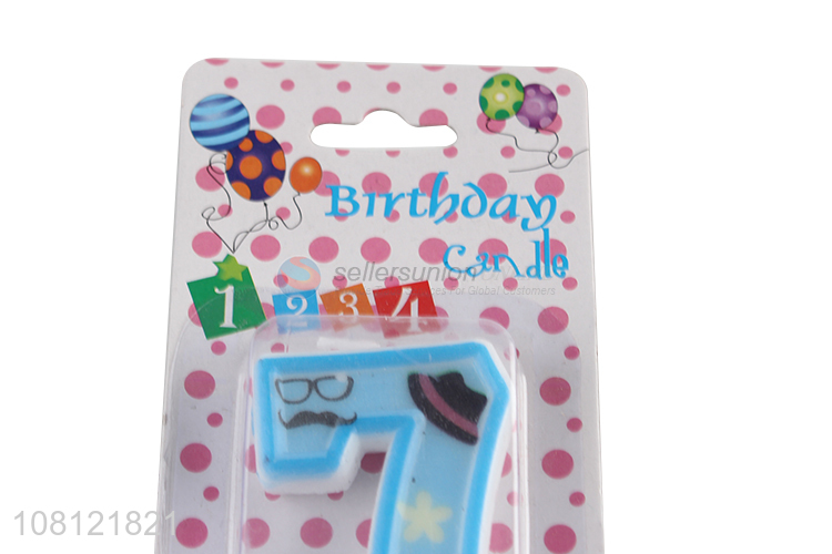 Most popular creative birthday number candle for cake decoration