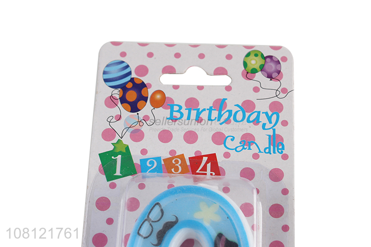 Wholesale from china decorative number candles for birthday