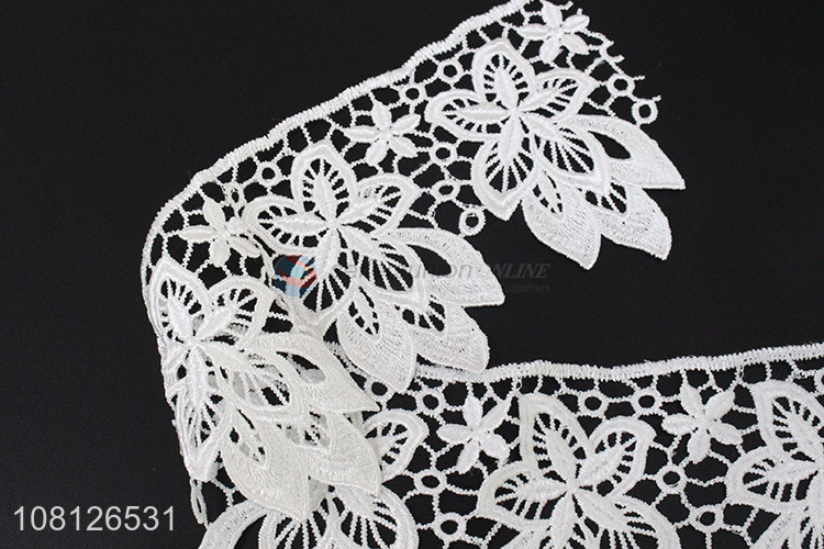 High quality polyester soft touch lace trim for clothing