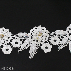 Factory supply delicate clothing accessories lace trim