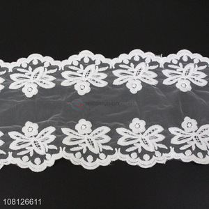Best sale polyester lace fabric lace trim for garment accessories