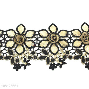 China sourcing embroidery decoration lace trim for clothing