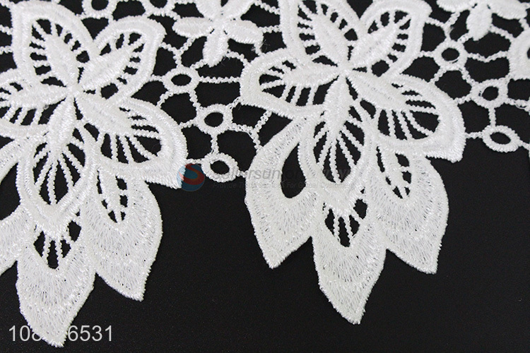 High quality polyester soft touch lace trim for clothing
