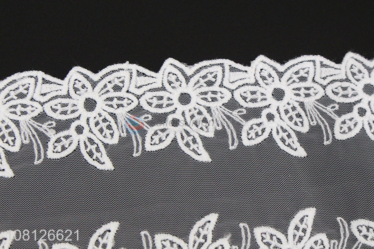 Hot selling embroidery lace trim lace fabric for decoration