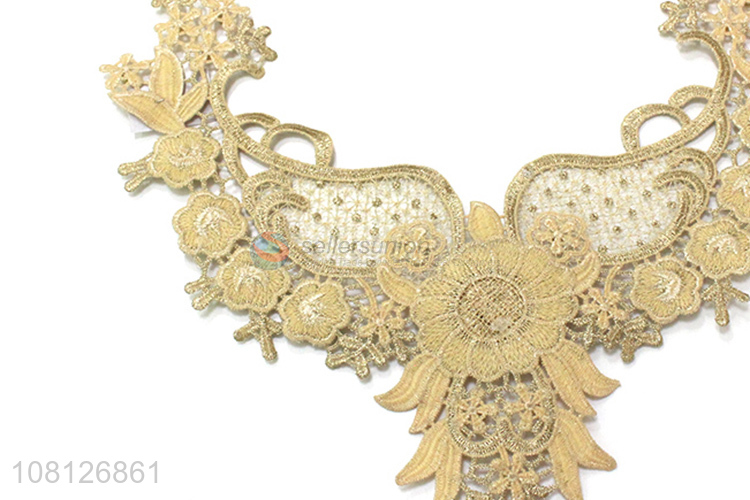 Wholesale from china embroidery bridal lace appliques