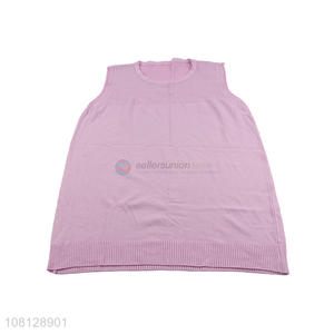 Wholesale women pullover knit veset ladies sleeveless tank top