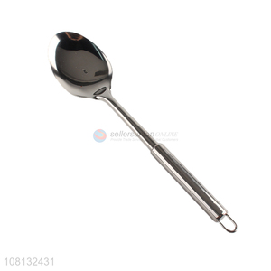 Factory Wholesale Long Handle Stainless Steel Serving Spoon