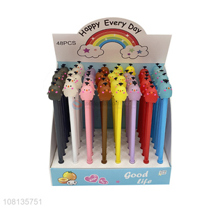 High Quality Cartoon Animal Gel Pen For Students