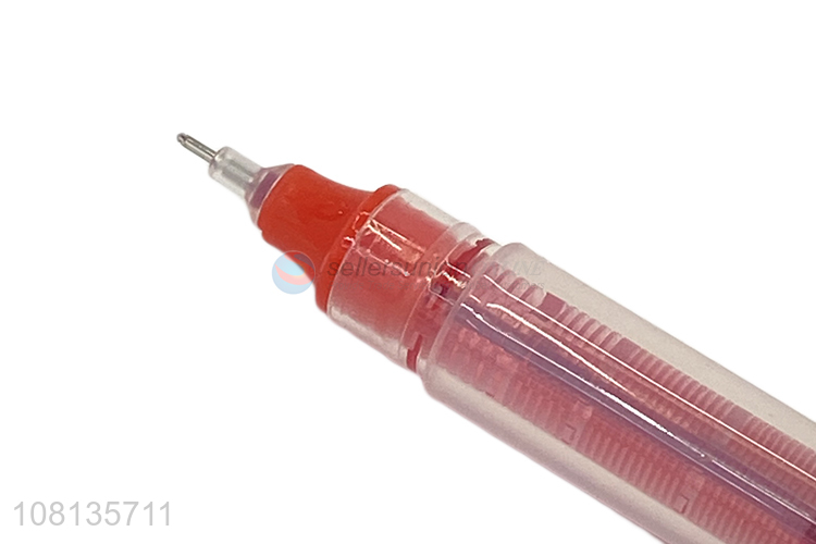 Good Quality Plastic Gel Ink Pen Red Ink Gel Pen