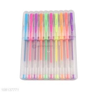 New arrival multicolor students stationery gel pens