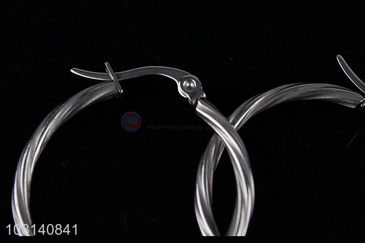 Good selling silver decorative hoop earrings for accessories