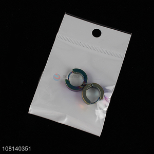 Yiwu products round durable decorative ear studs earrings