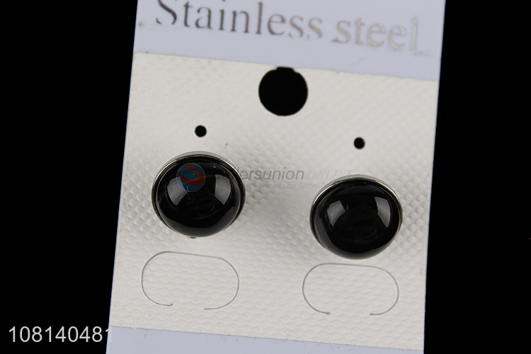 Wholesale from china stainless steel ladies ear studs for jewelry