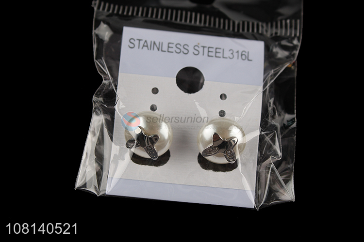 New arrival stainless steel women ear studs earrings for sale