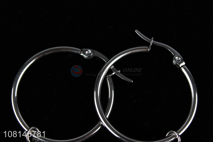 New arrival fashionable stainless steel earrings for jewelry