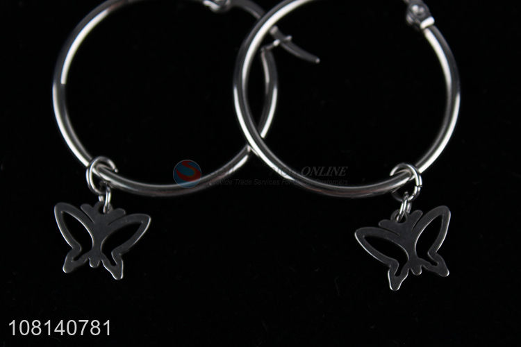 New arrival fashionable stainless steel earrings for jewelry