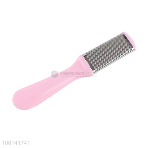 Wholesale ps handle double sides stainless iron emery foot file