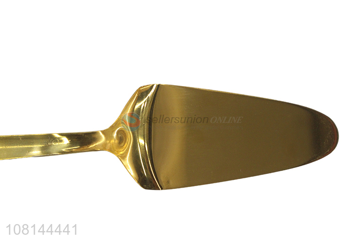 New products golden wooden handle pizza spatula for baking