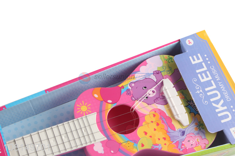 China supplier toy musical instrument 4 strings ukulele for kids