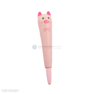 Good Sale Cartoon Pig Design Squishy Slow Rising Gel Pen