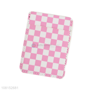 Yiwu supply pink plastic multipurpose card holder for phone case