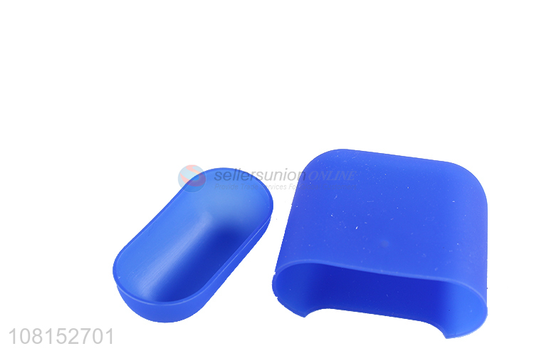 Hot Selling Blue Silicone Earphone Sleeve for AirPods