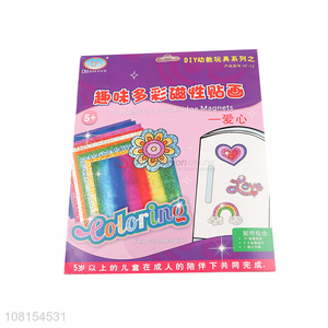 Wholesale multicolor fun magnetic stickers for children