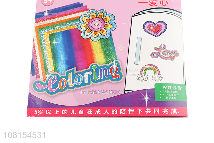 Wholesale multicolor fun magnetic stickers for children