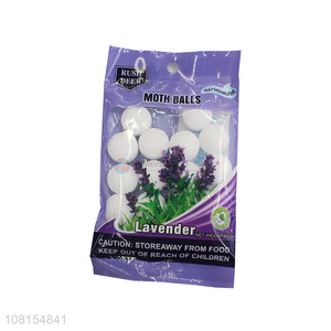 New Design Lavender Scented Mothballs Refined Naphthalene Ball