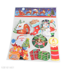 Yiwu wholesale paper decorative stickers for christmas