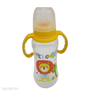 Latest design cartoon pattern baby supplies baby bottle