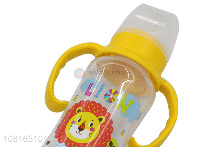 Latest design cartoon pattern baby supplies baby bottle